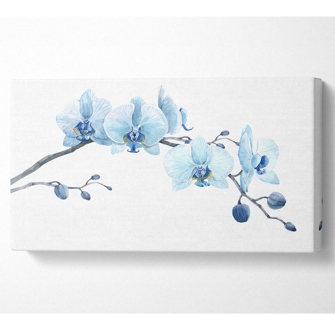 Herblay The Blue Orchid Curve - Kunstdrucke auf Leinwand