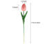 Bouquet de fleurs artificielles tulipe artificielle pour fête de mariage (ensemble de 25)-88160860