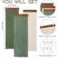 Macramé, décoration murale boho chic, 3 pièces Bohème vert beige, gland, tapisserie, décorations murales modernes, faites à la main