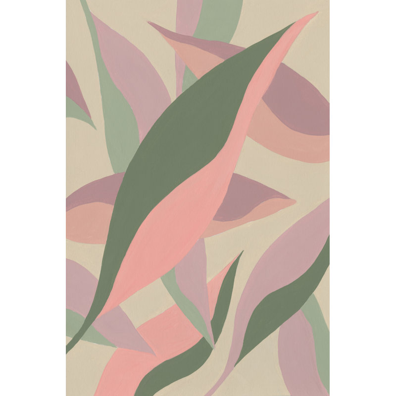 Elongated Leaves I -  Art Prints, 91cm H x 61cm W, Wrapped Canvas