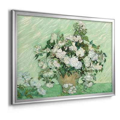 Roses-Vincent van Gogh-Framed Gallery Wrapped Canvas-1890