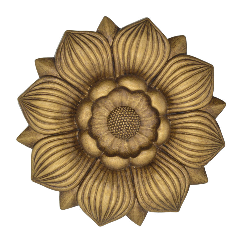 Retenue de rideau Armontae Bloom Medallion, Or renaissance