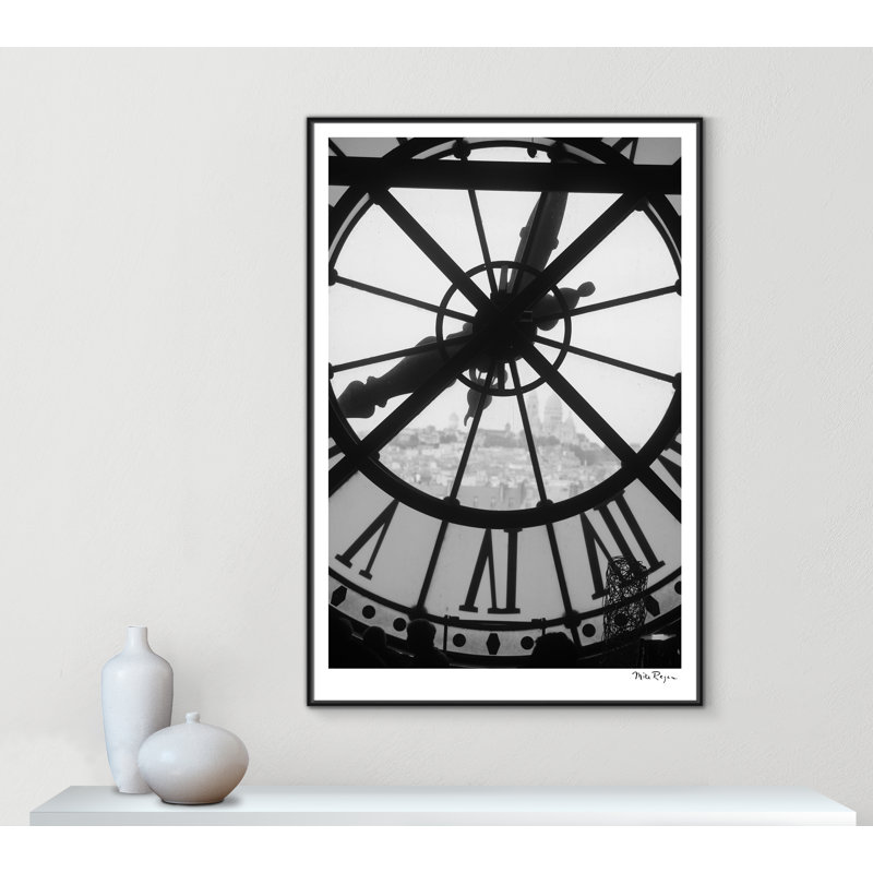 «Museum Dorset - Paris Print» par Mike Ragan, Toile avec cadre flottant noir, Pas de tapis, H 61,5 po x l 41,5 po x P 2 po