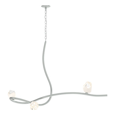 Glacier 3 - Light Unique/Statement Modern Linear Chandelier