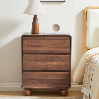 23.6''W 3-Drawer Nightstand