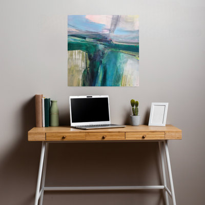 Convergence, paysage abstrait contemporain, art naturel