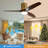 AuraVista 52" Modern 3-Blade Ceiling Fan with Light Kit & Remote Control – Flush Mount for Sleek, Space-Saving Design-123818175-123818168