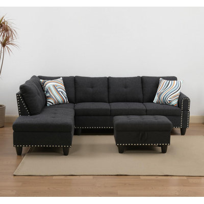 3 - Piece Upholstery Sectional by Ebern Designs
