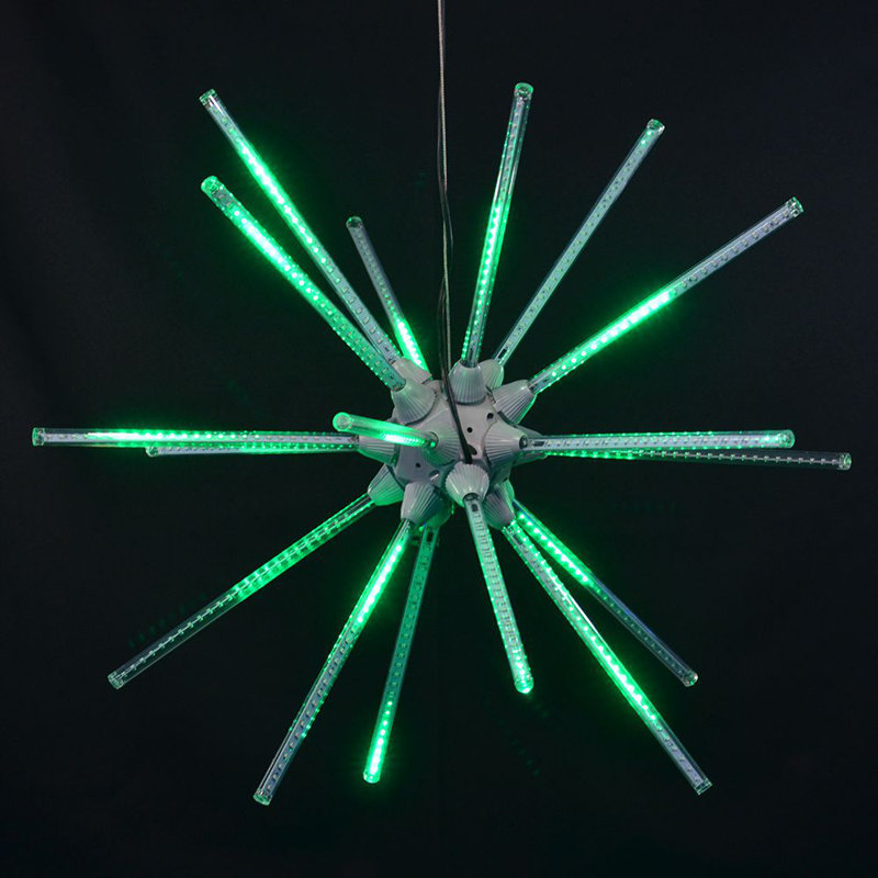 LED 24" Animated Starburst, Green
