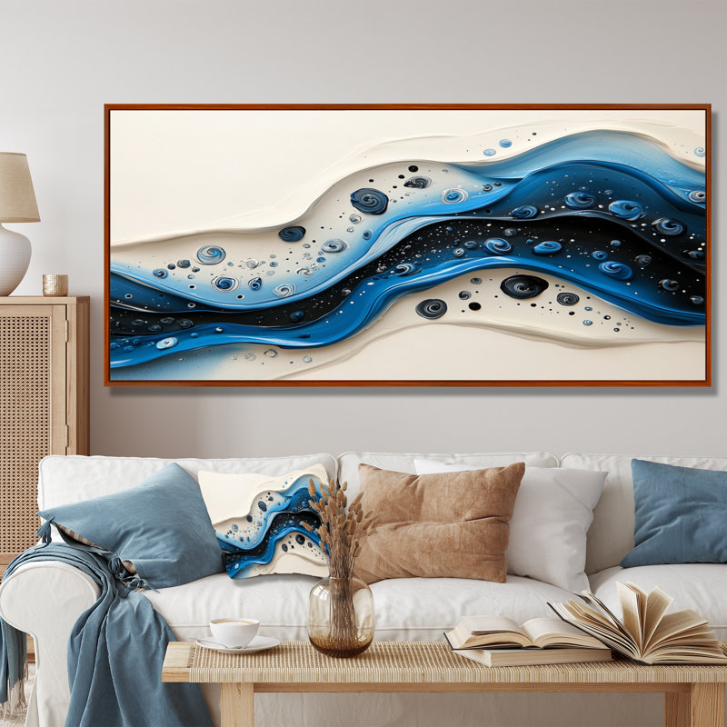 Peinture Chester Chester, Brun, H 28 po x l 60 po, Impression encadrée flottante