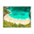 Toile à cadre flottant blanc sélectionné