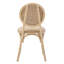 Aniket 45cm H Polyester Upholstered Side Chair in Cream