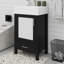 Meuble-lavabo de 20 po avec lavabo en céramique épais robuste, meuble-lavabo autoportant de 20 po avec grand tiroir