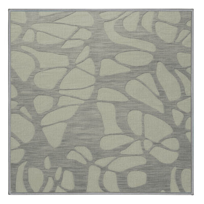 Tapis abstrait lavable à la machine