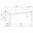 Wood Dining Table, Rectangular Dining Table for Kitchen and Dining Room
