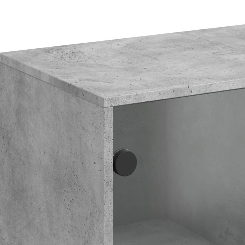 Aanvi Steel Standard Accent Cabinet, Concrete Grey