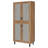 Stagg Natural Oak 4-door Tall Shoe Storage Cabinet