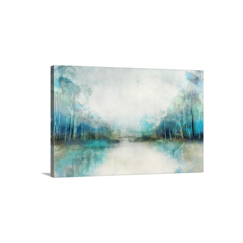 Oyee Subtle Horizon - Imprimé, H 32 po x l 48 po x p 1,5 po, Toile