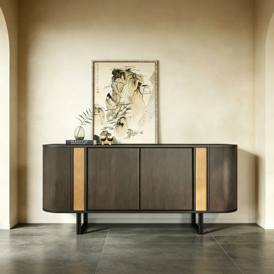Buffet américain de style minimaliste rétro