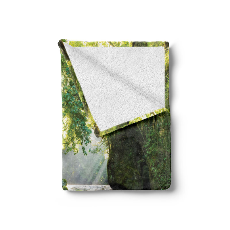 Hand Woven Throw Blanket, 50" x 70"