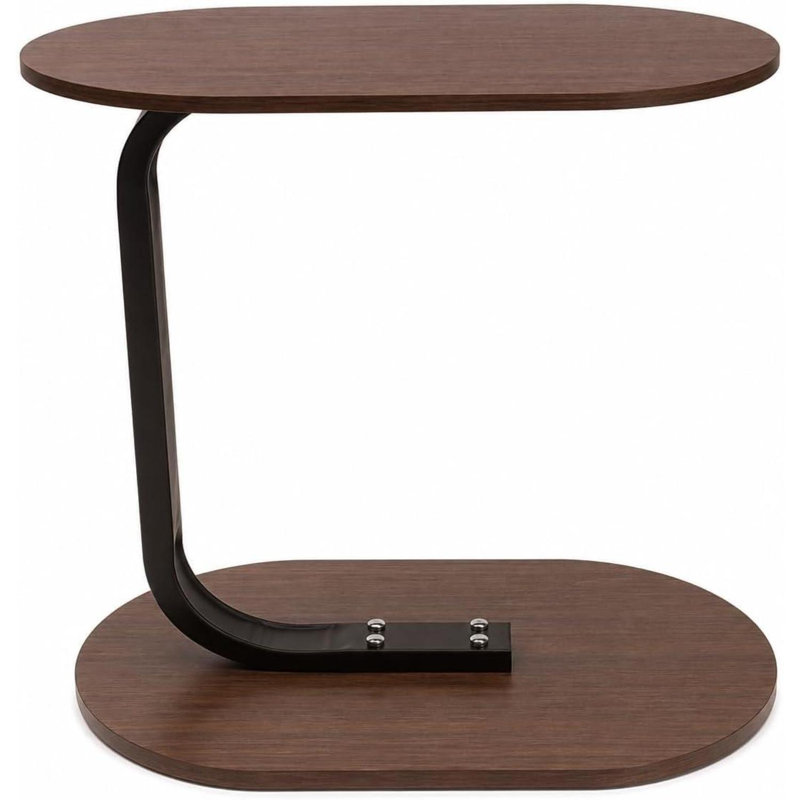 45 cm W Bedside Table, Brown