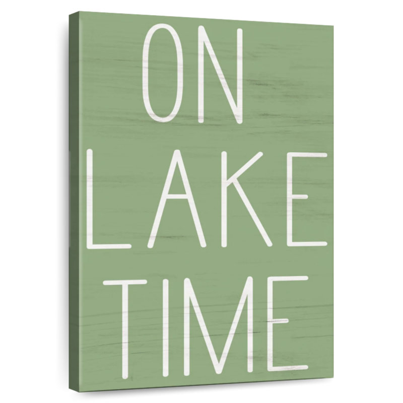 Tergel On Lake Time, 39" H x 26" W