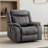 Abbagail 38.9" Wide Overstuffed Faux Leather Manual Recliner with Massage and Heating-1258749624