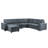 Rannon Modular Sectional Sofa with Ottoman & Tufted Back Cushions-113069872