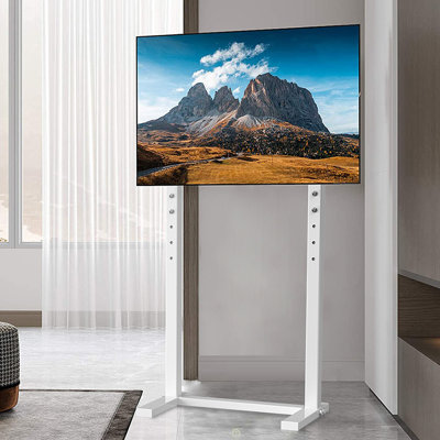 Universal Floor TV Stand Mount Height Adjustable TV Bracket For 32-100 Inch
