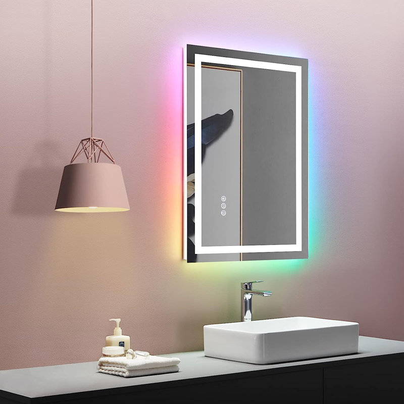 Rectangle Mirror, 20" x 28", White