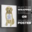 «Love and Golden Retriever» - impression sur toile seulement - non encadrée-320102644