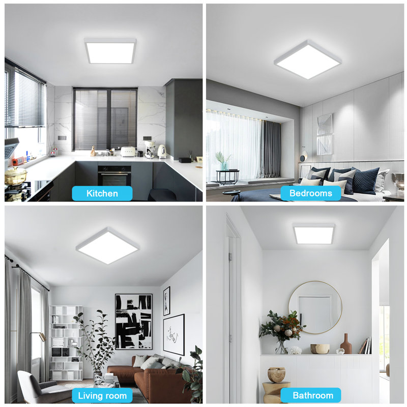 Chyrl Acrylic LED Flush Mount