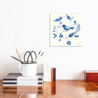 Songbird Celebration III by Danhui Nai - Wrapped Canvas Gallery-Wrapped Canvas Giclée