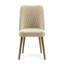 Chaise parsons rembourrée en velours Ackley-1125912045