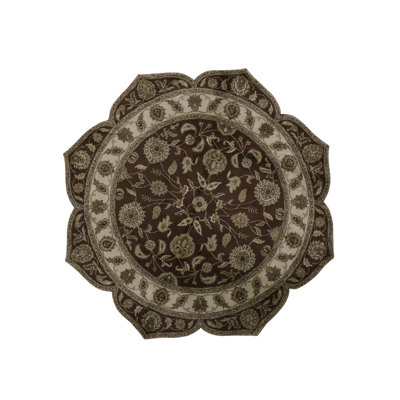 Hand-Knotted High-Quality Red Area Rug