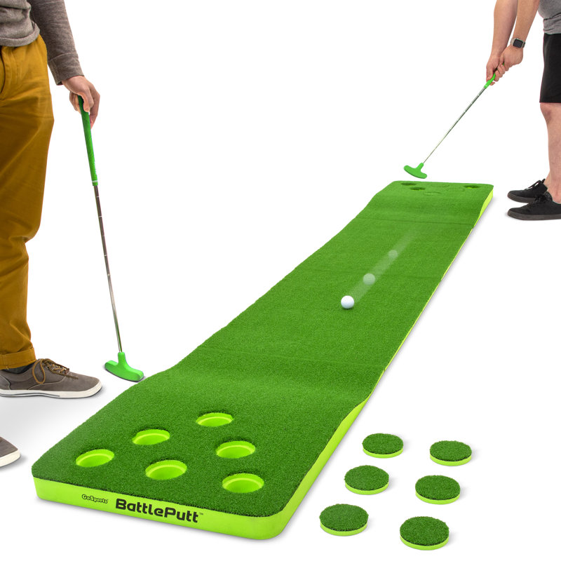 Jeu de golf GoSports FightPutt - jeu de 2-en-2 de style pong - 2 balles de golf et 2 putters
