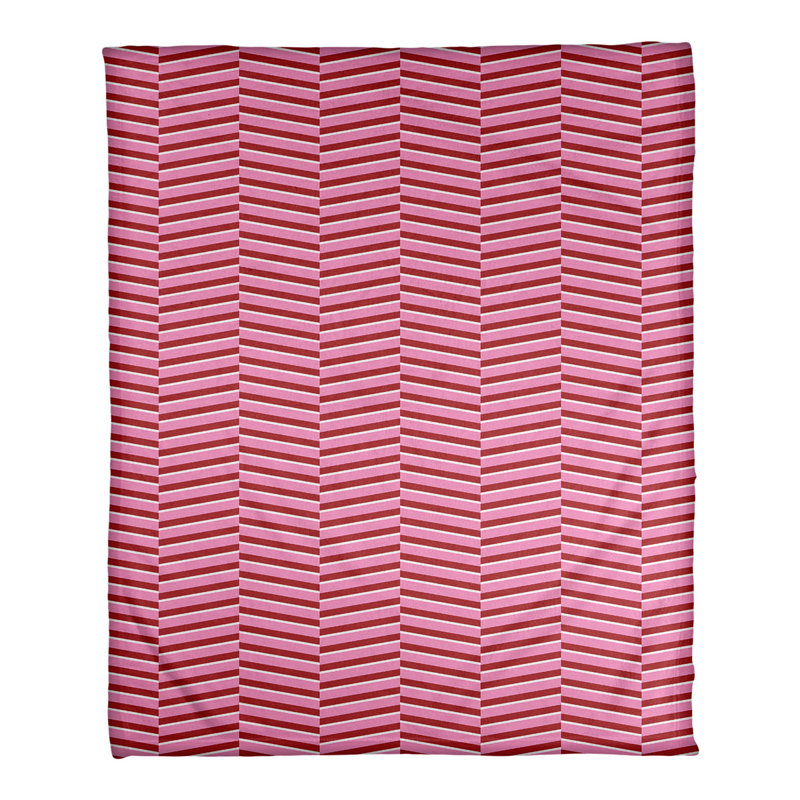 Sewn Throw Blanket, 50" W x 60" L, Pink