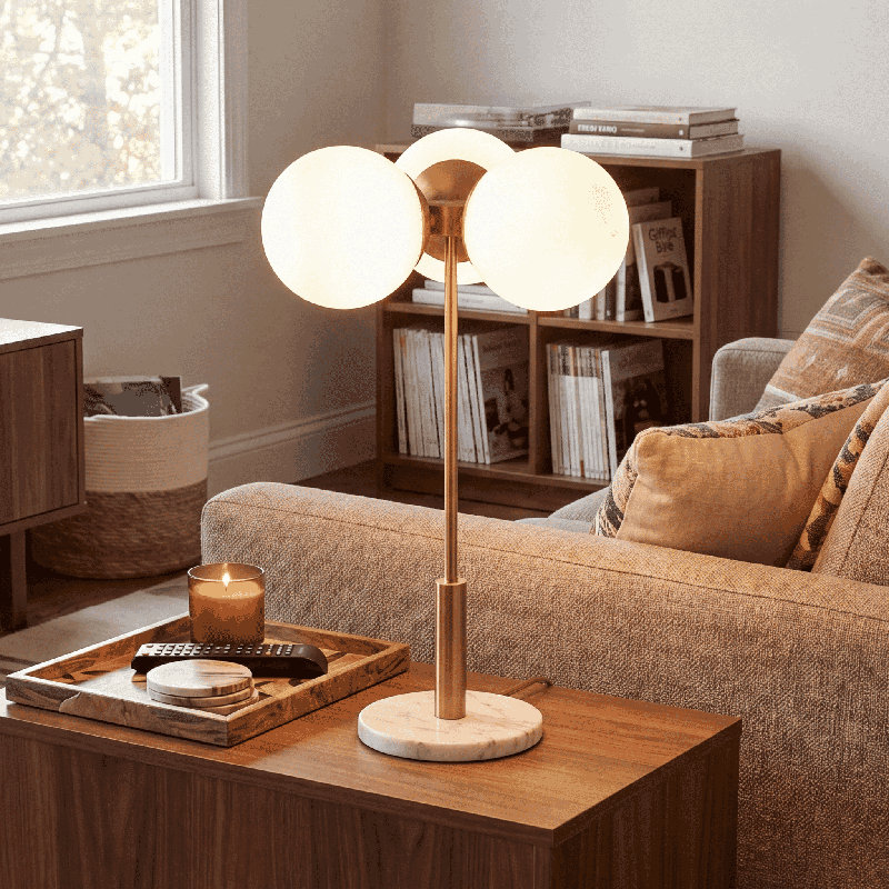 Turin 3-Light Table Lamp by Dann Foley