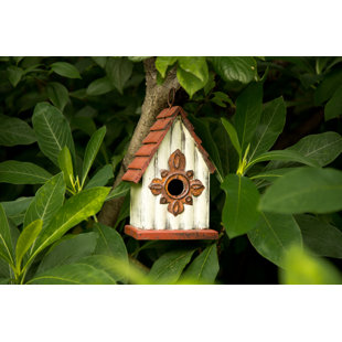 Mcgee 8.94'' H x 6.1'' W x 4.53'' D Freestanding Birdhouse