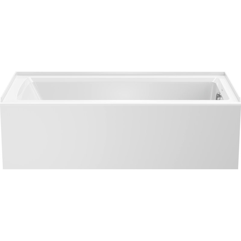 Duravit Architec 66" x 32'' Alcove Soaking Bathtub, Right