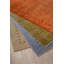 Tapis intérieur / extérieur en laine noué à la main de style sud-ouest orange élégant et durable Northome-26007072