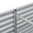 Manningtree vidaXL Garden Raised Bed Galvanized Steel, Garden Planter for Flowers and Planters, Raised Flower Bed, Weather-resistant-1889912874