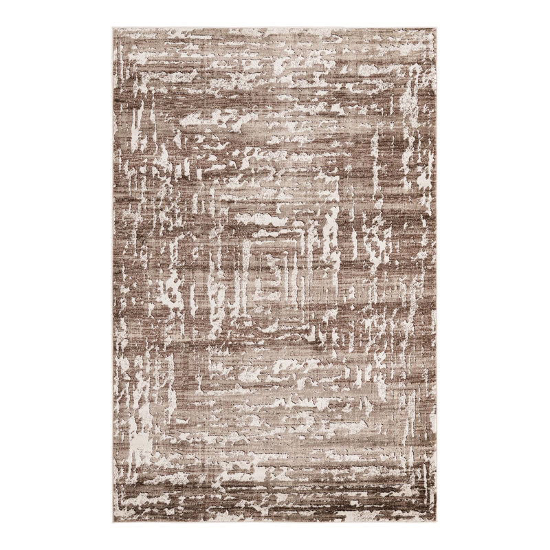 Geometric Indoor Rug, Rectangle 5'3" x 8'