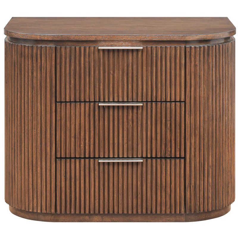 Table de chevet Iyona, Brun