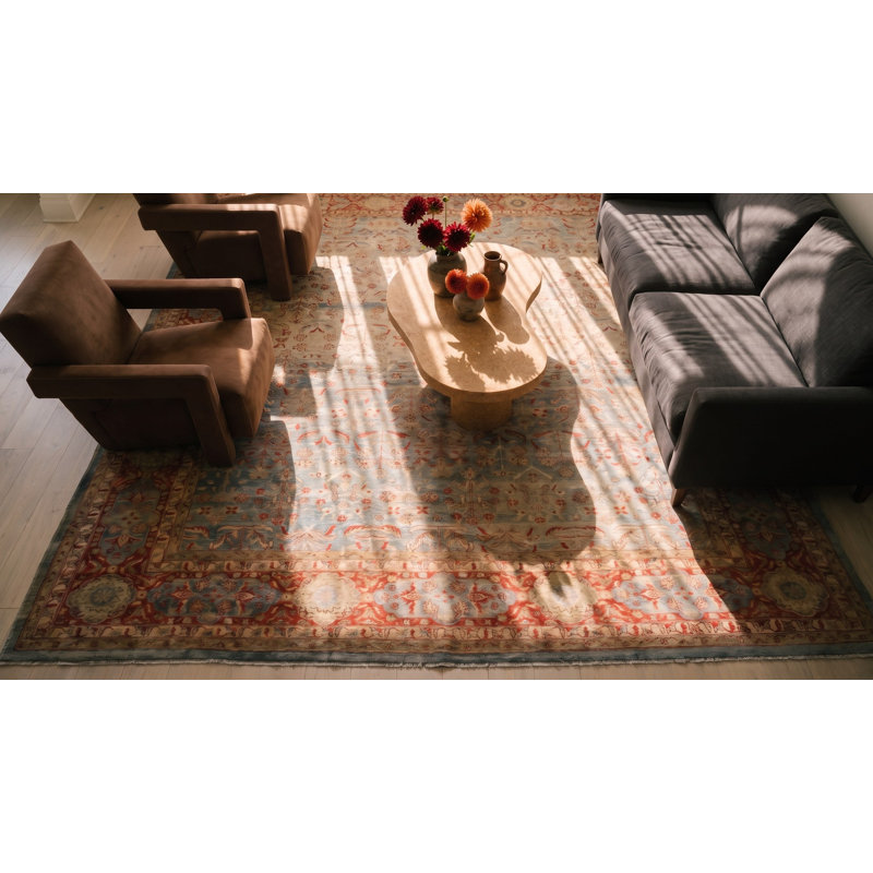 Tapis antique antique noué à Lahore