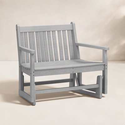 POLYWOOD® Traditional Garden 47" Patio Glider Bench