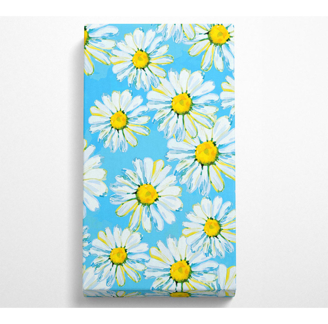 Daisy Blues - Kunstdrucke auf Leinwand - Wrapped Canvas