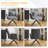 28.3” W Chenille Dovetail Swivel Office Chair-1200329803