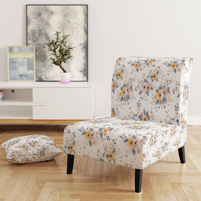 Fauteuil de chambre Teens Florals, Pantoufle sans accoudoirs