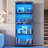 4-Tier Glass Display Cabinet With RGB Sensor Light And Lock-1066826815